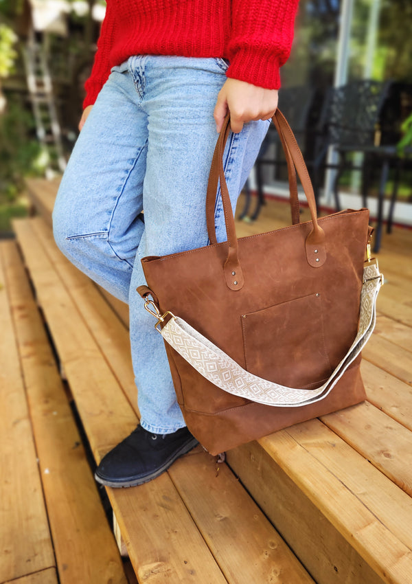 Sac fourre-tout en cuir
