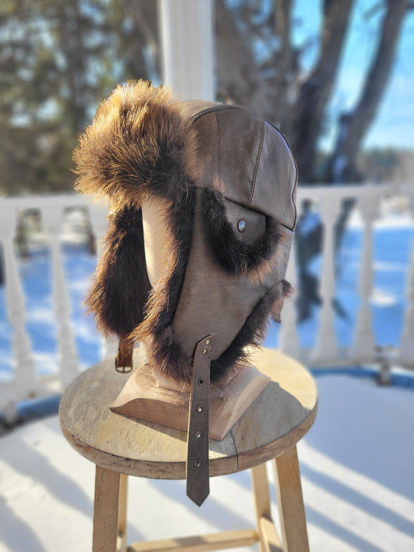 Chapeau en fourrure de castor