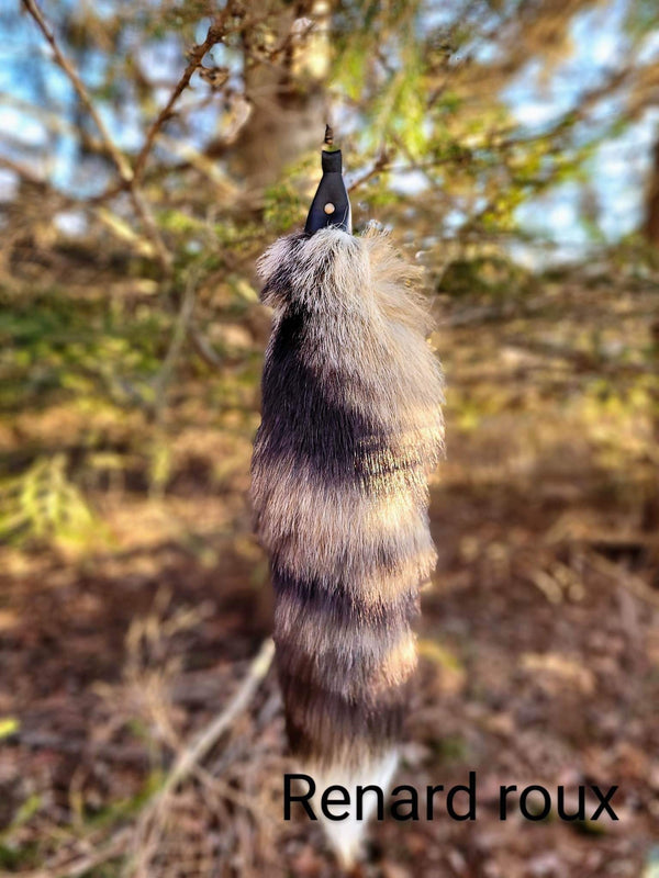 Keychains fox tails,,coyote, raccoon